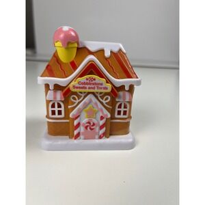 Cobblestone Sweets and Treats Light Up Gingerbread House Christmas Village Decor